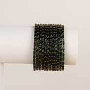 Raindrop Bangles - Greens