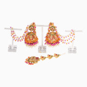 Veer Jhumka Earrings and Tikka Set