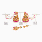 Veer Jhumka Earrings and Tikka Set