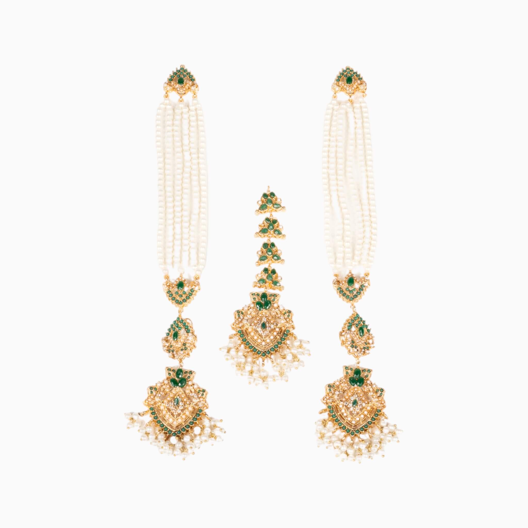 Zainab Earrings and Tikka Set