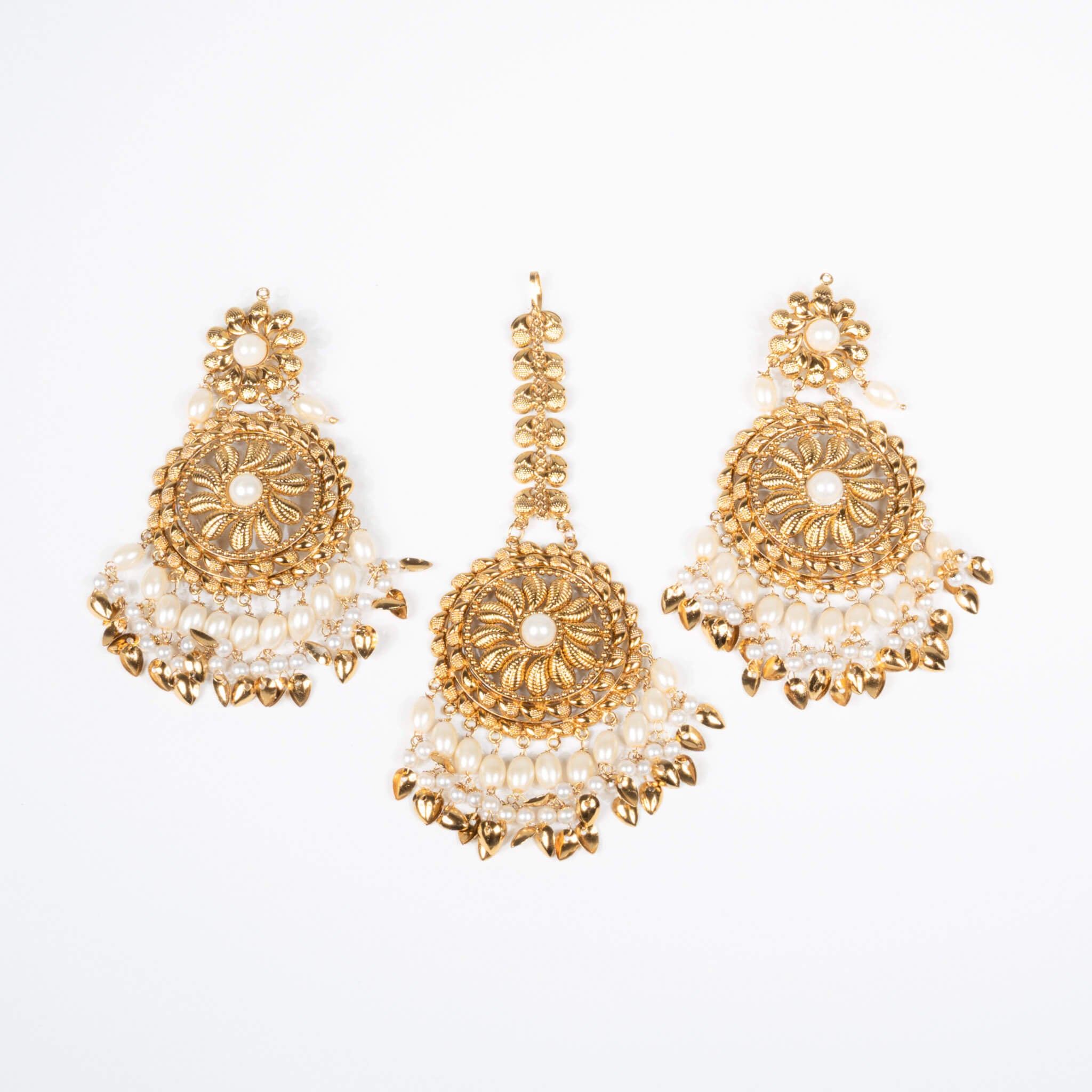Simran Earrings and Tikka Set