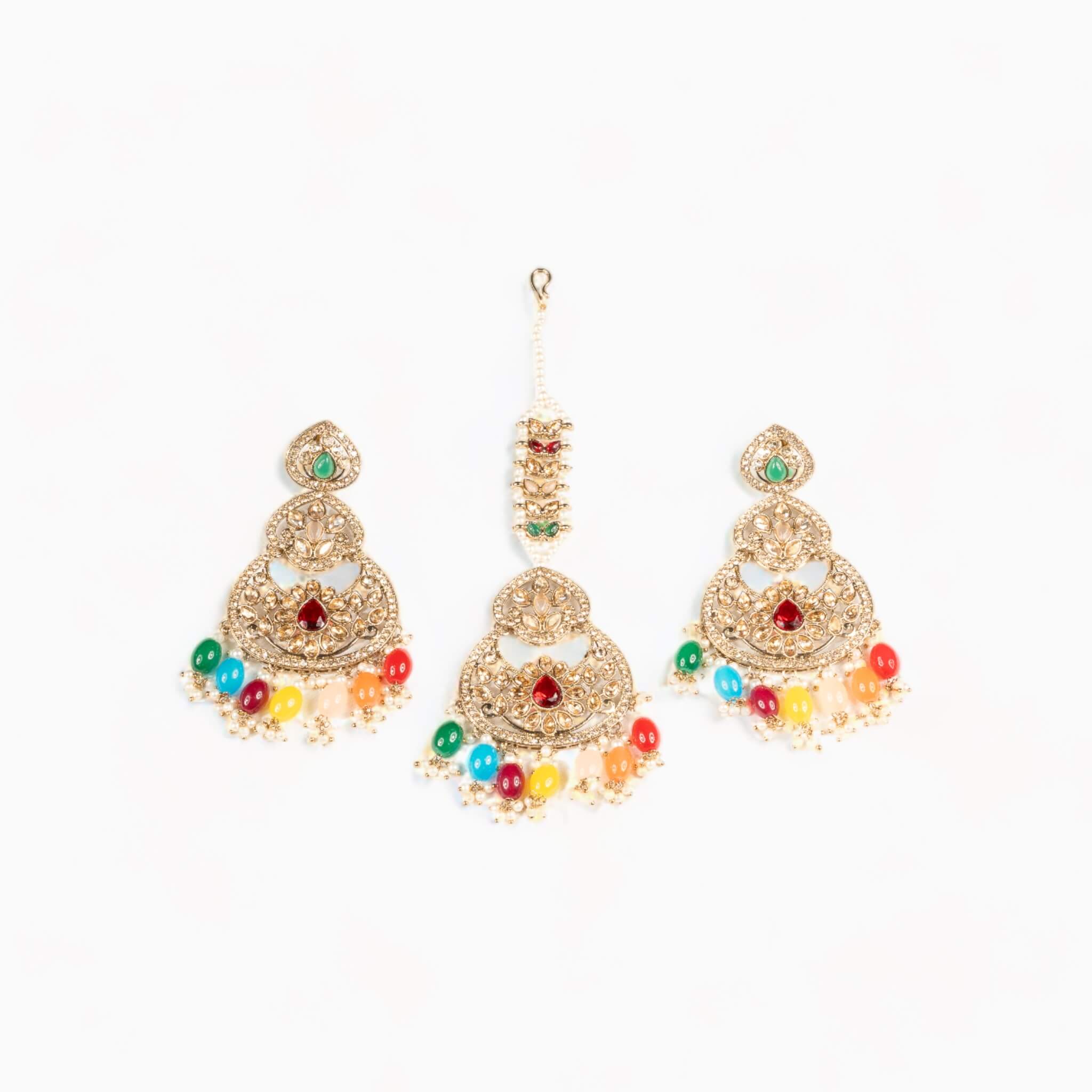 Riya Earrings and Tikka Set