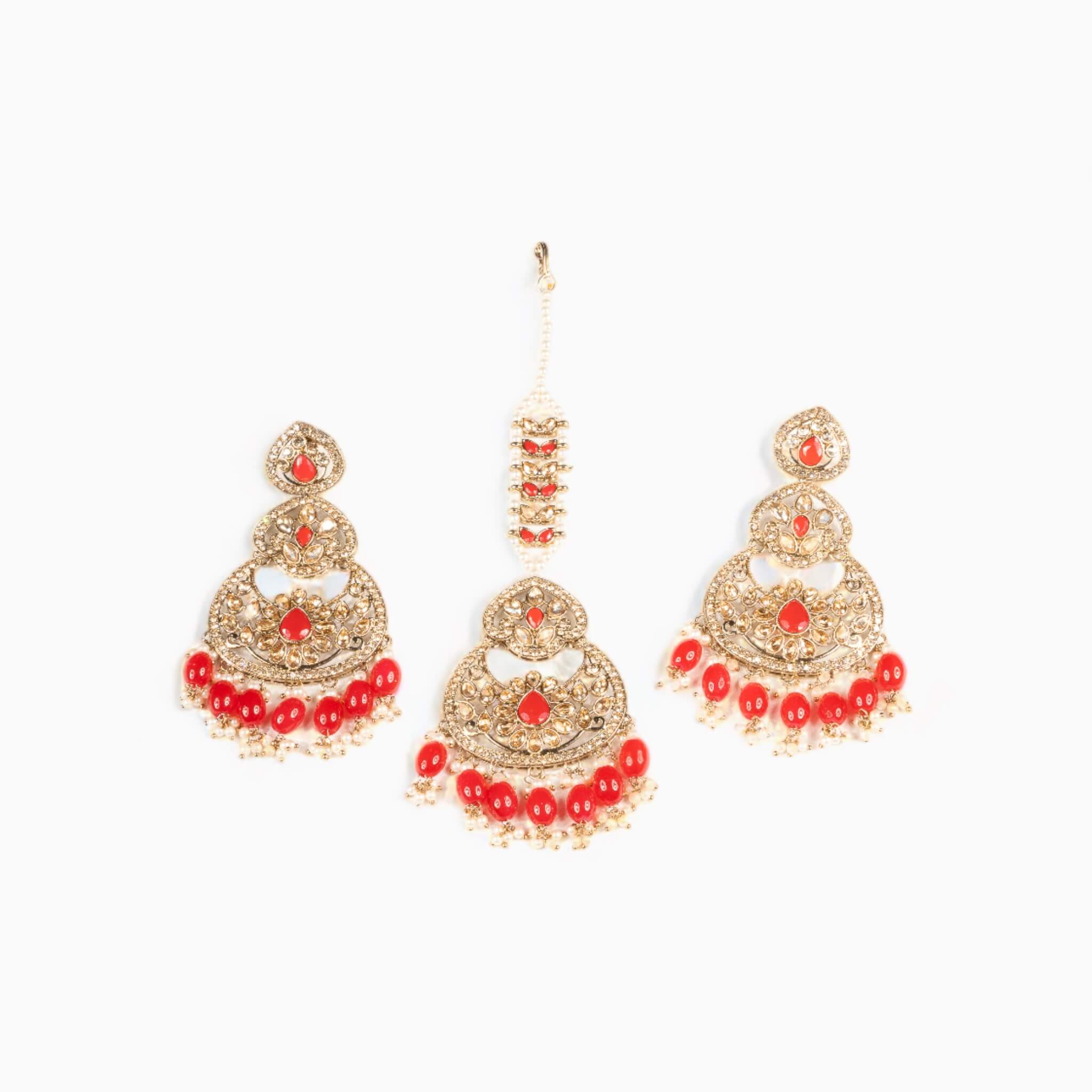 Riya Earrings and Tikka Set