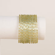 Raindrop Bangles - Greens