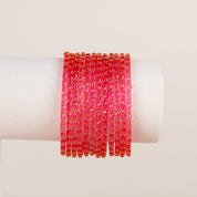 Raindrop Bangles - Reds &amp; Pinks