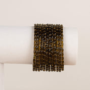 Raindrop Bangles - Greens