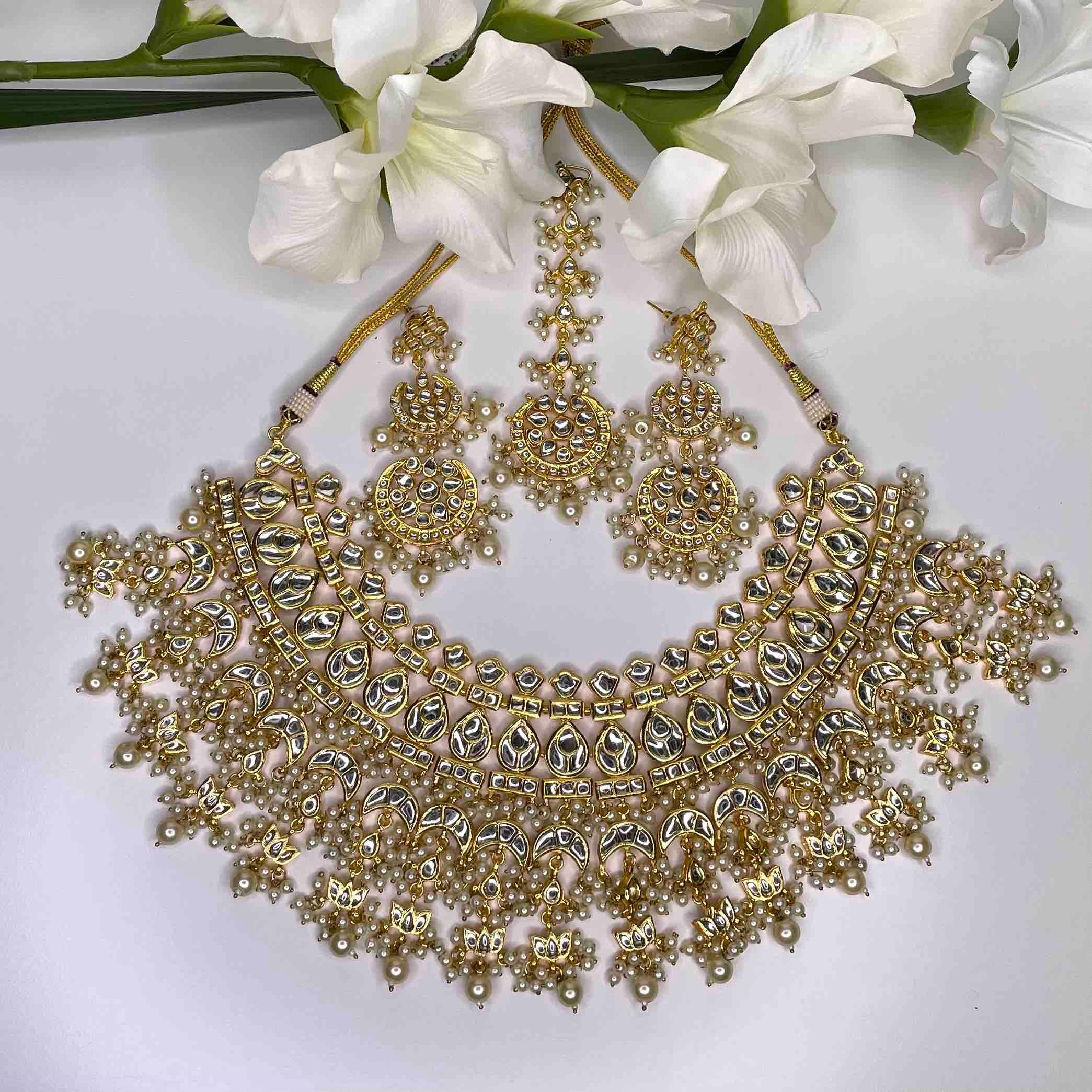 Kundan Set - Gold - MAHARANI
