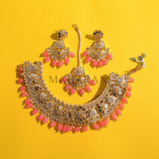 Meera Mirror Necklace Set - MAHARANI